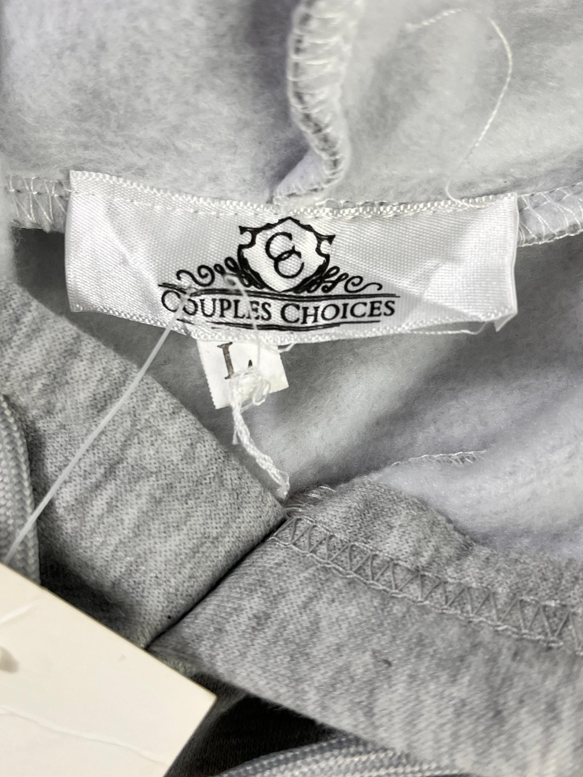 POLERÓN COUPLES CHOICES “QUEEN” TALLA L GRIS