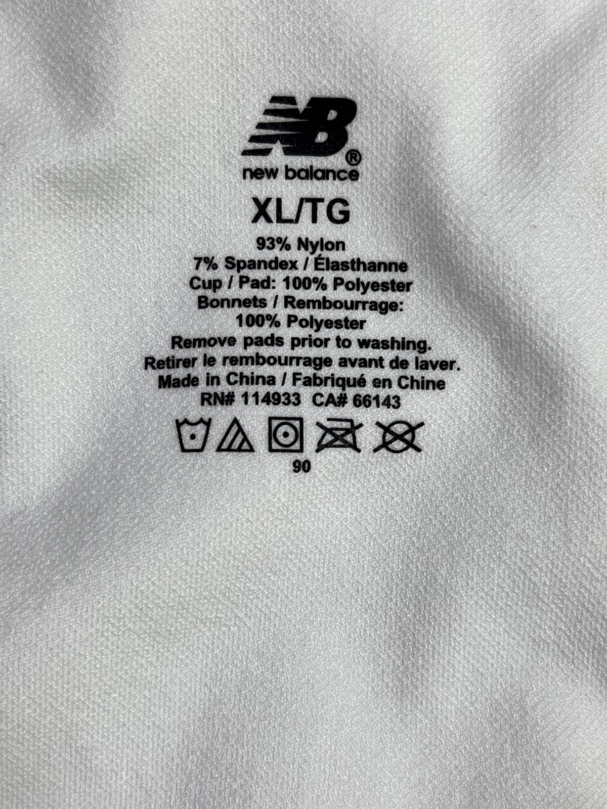 TOP DEPORTIVO NEW BALANCE MUJER TALLA XL