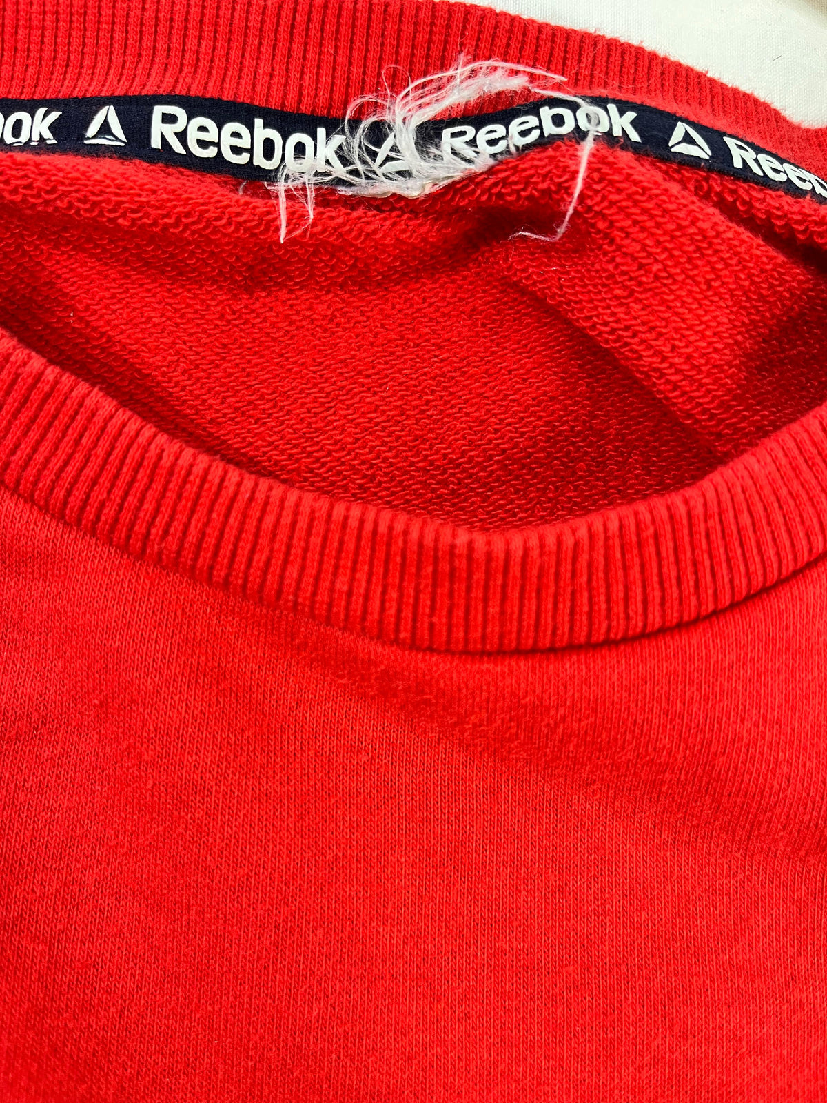 POLERÓN REEBOK COLOR BLOCK ROJO/AZUL
