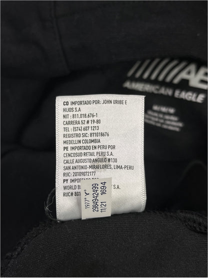 Fotografía original de la etiqueta interior de importación
