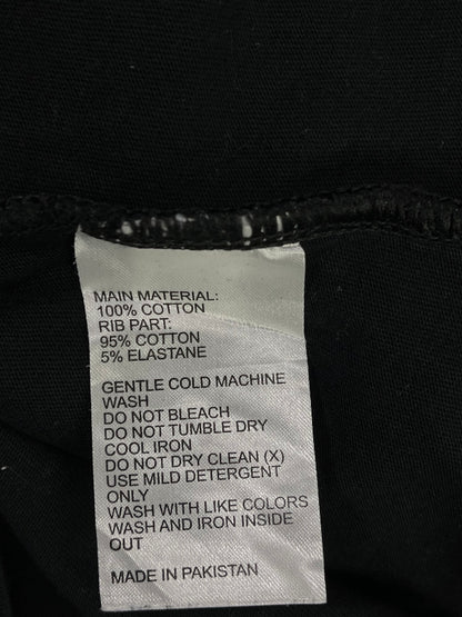 Fotografía original etiqueta de material algodón