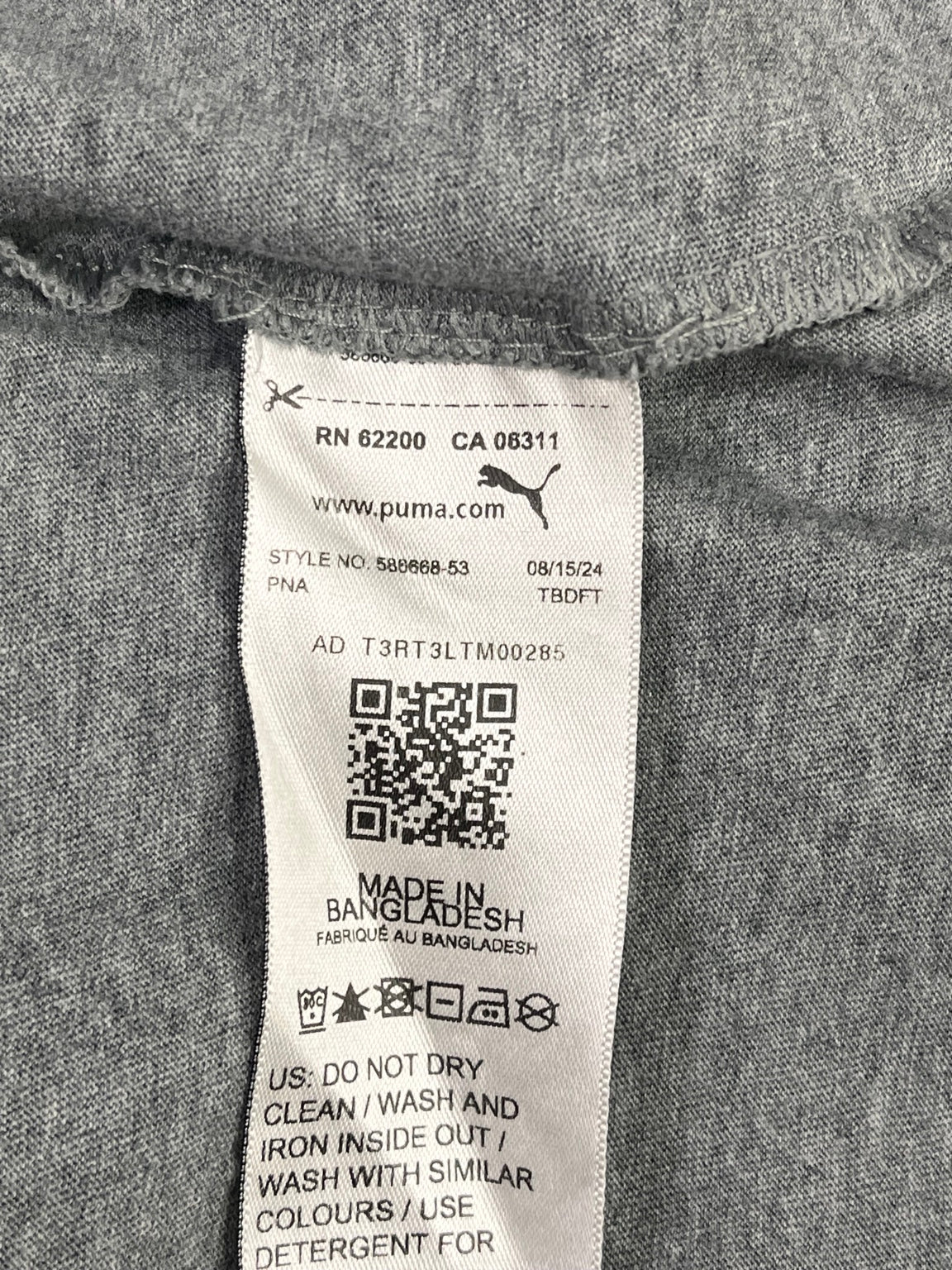 Etiqueta Puma referencia 586668-53