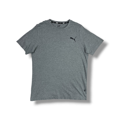 Foto real frontal Puma gris jaspeado