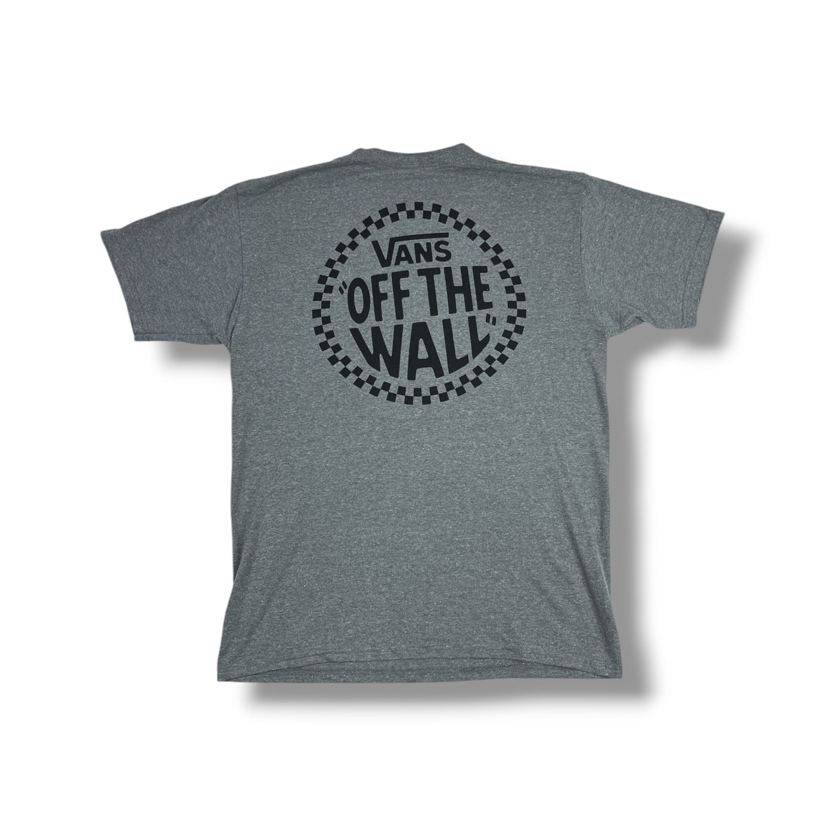 Foto original de espalda con estampado circular negro grande Vans Off The Wall