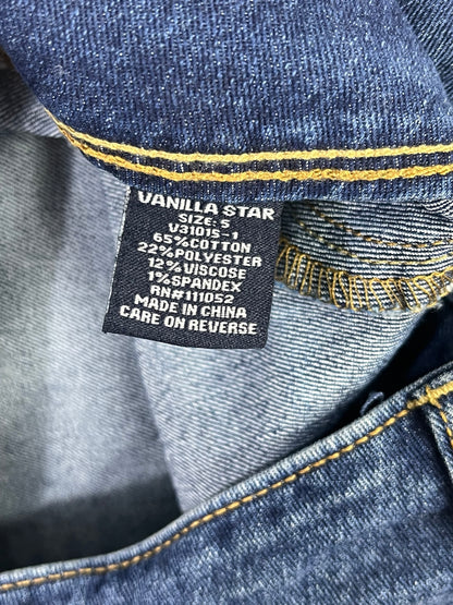 Etiqueta de talla 5 y composición short Vanilla Star