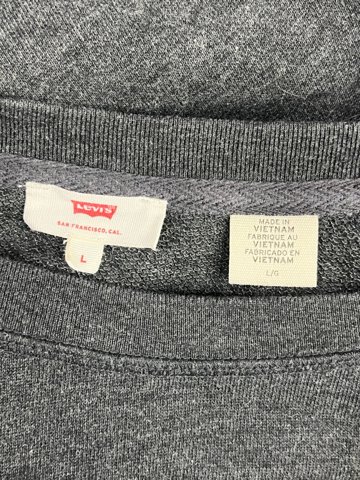 Etiqueta original marca Levi's talla L