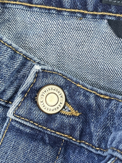 Botón metálico original Aeropostale