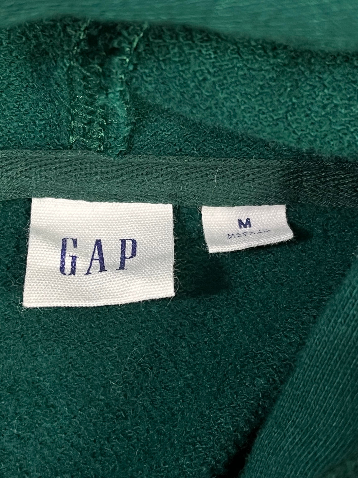 Etiqueta GAP talla M