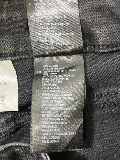 Etiqueta original de composición del jeans