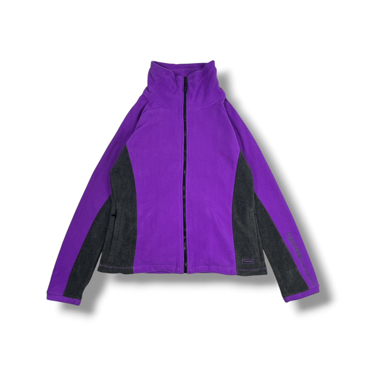 Polar Calvin Klein Performance morado con paneles grises frente original
