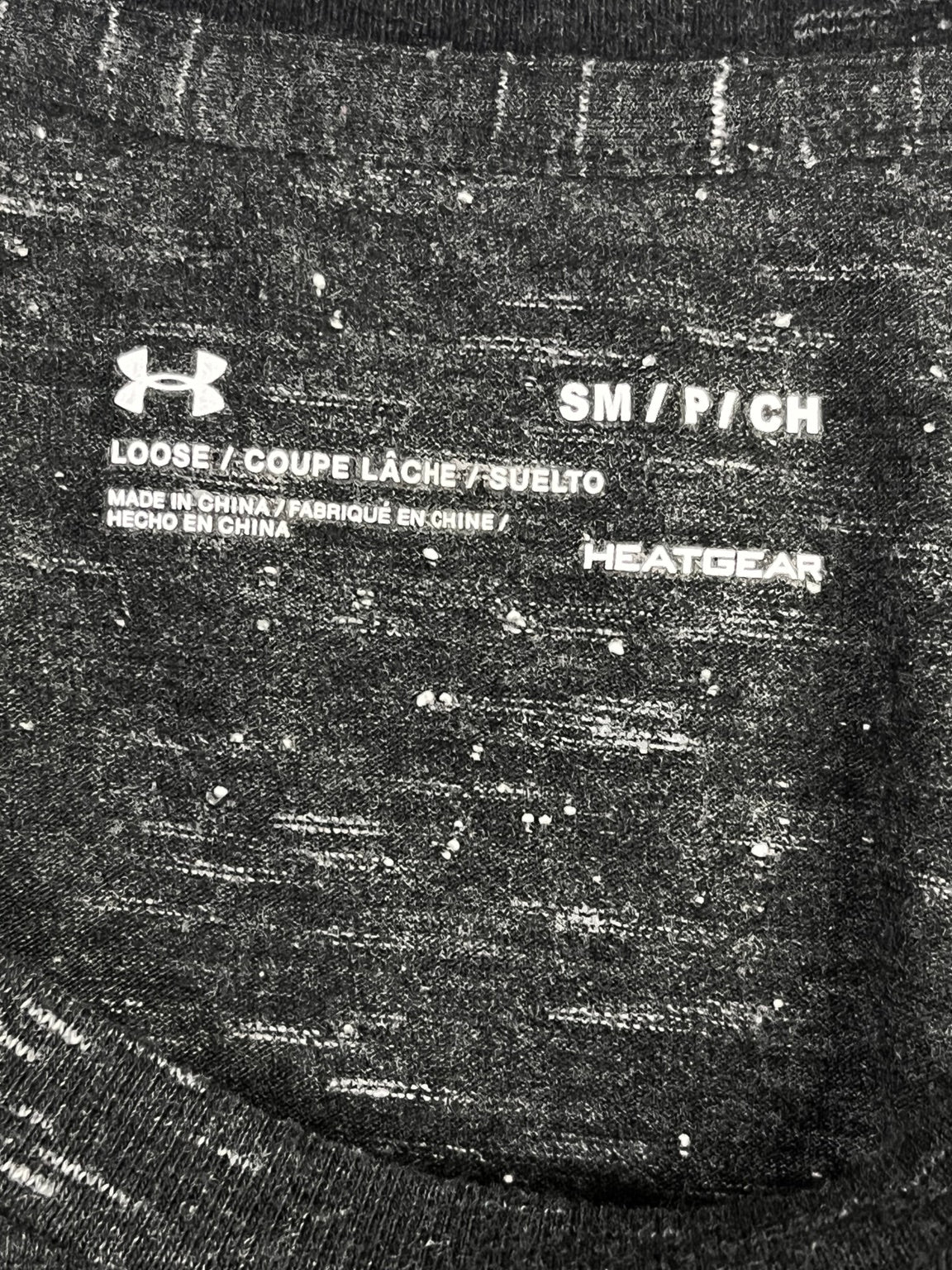 Etiqueta Under Armour: S, Loose, HeatGear
