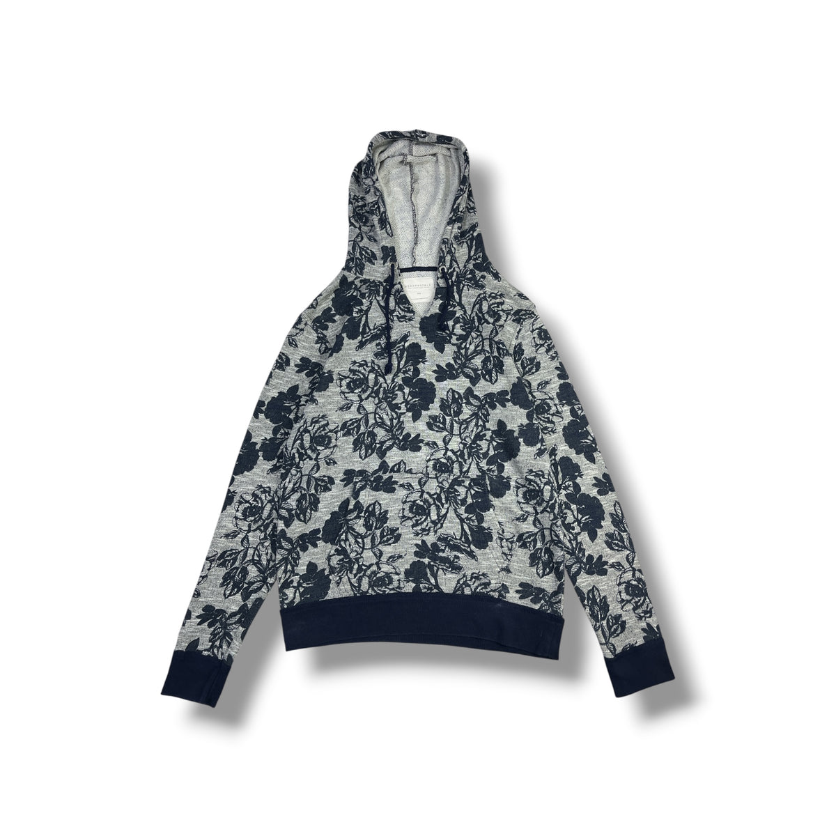 Fotografía real frontal del polerón floral Aeropostale