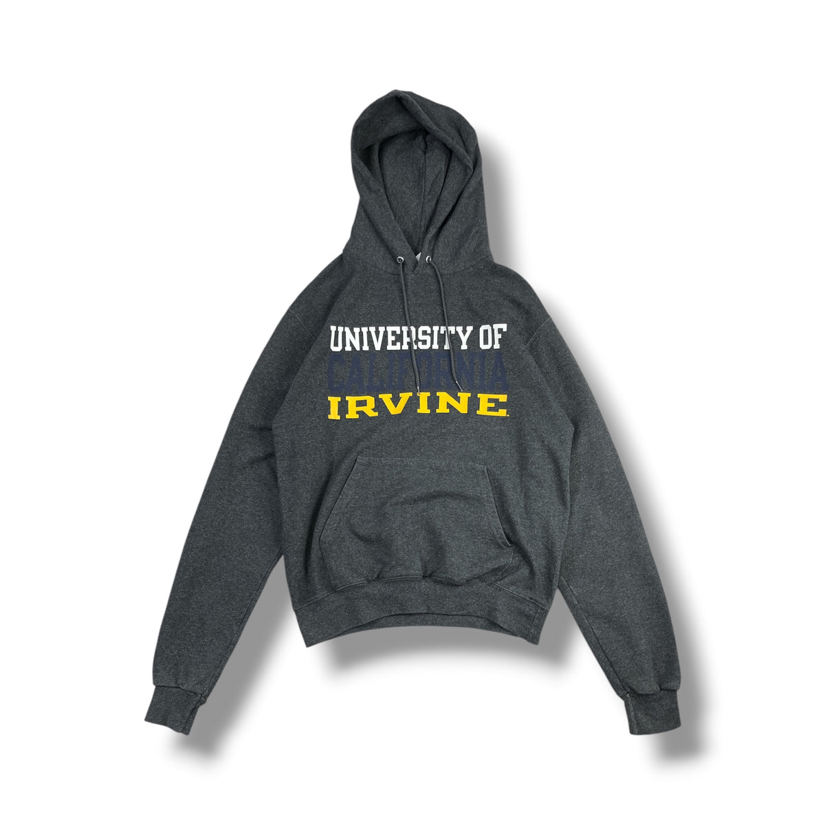Vista frontal polerón Champion Irvine talla S gris