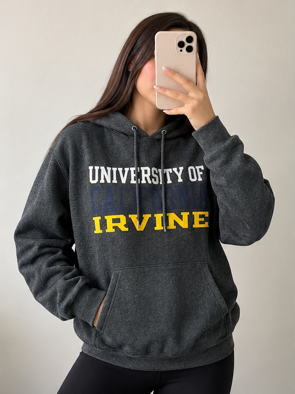 POLERÓN CHAMPION UNIVERSITY OF CALIFORNIA IRVINE GRIS TALLA S