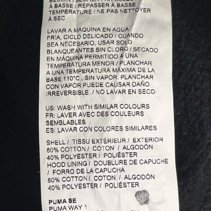 Etiqueta de composición Puma, encuadre cuadrado