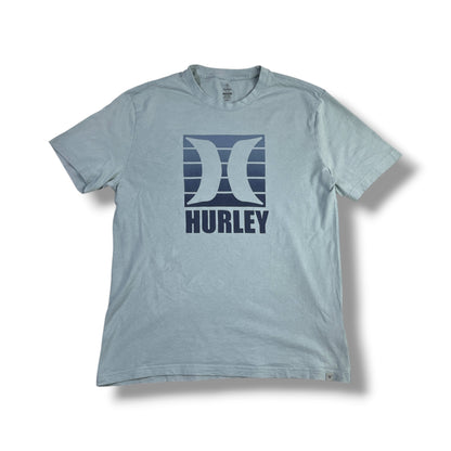 Polera Hurley celeste de hombre, vista delantera