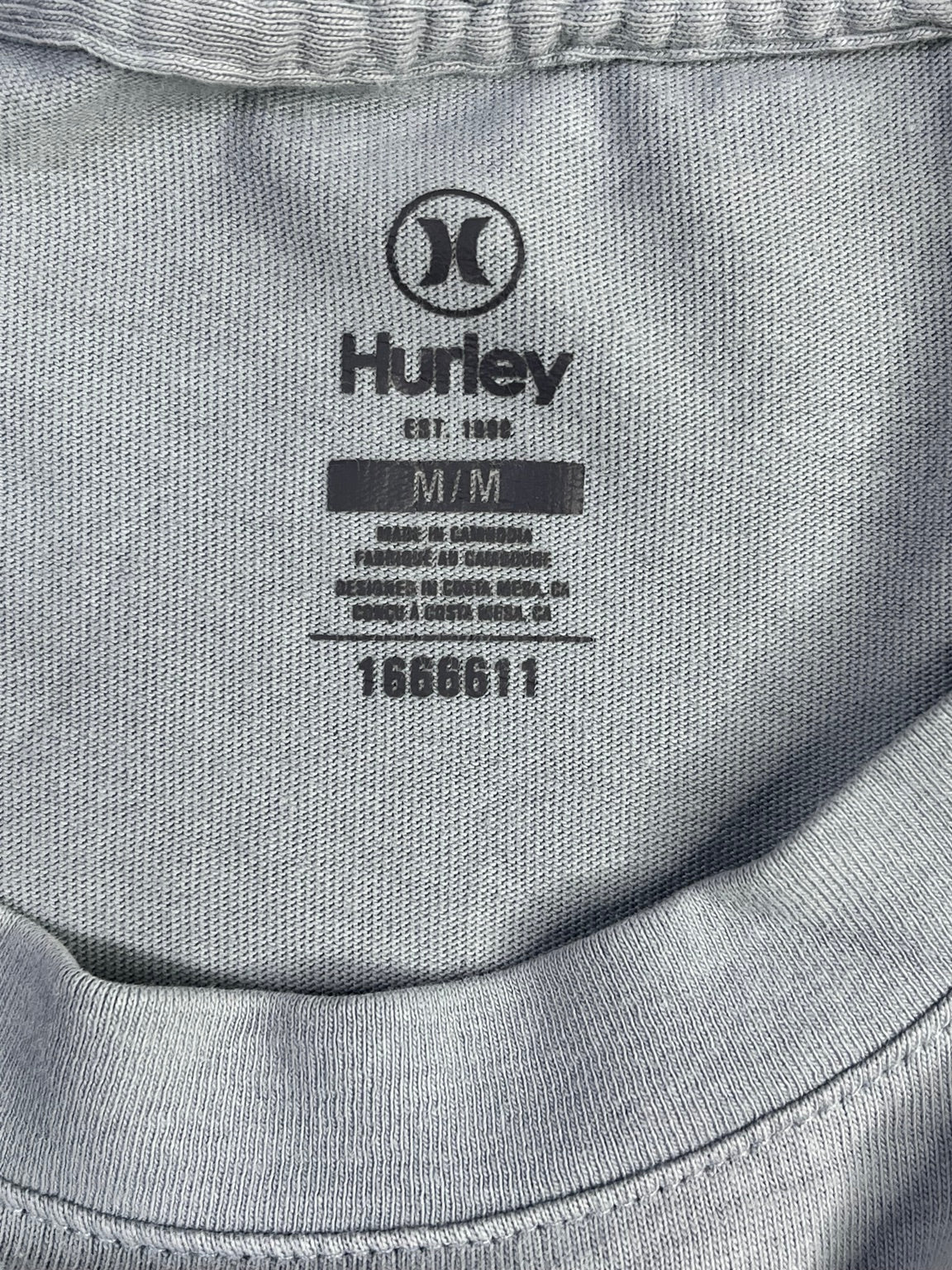 Etiqueta original Hurley talla M
