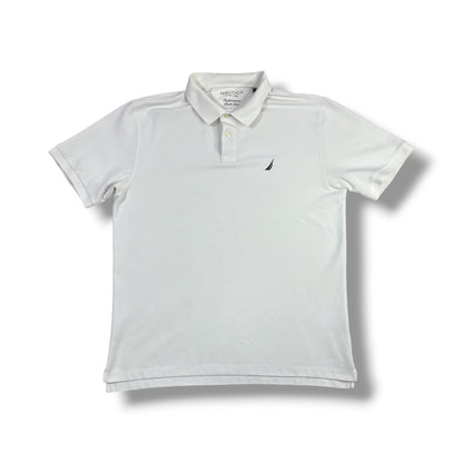 Polera Nautica blanca hombre talla L vista frontal