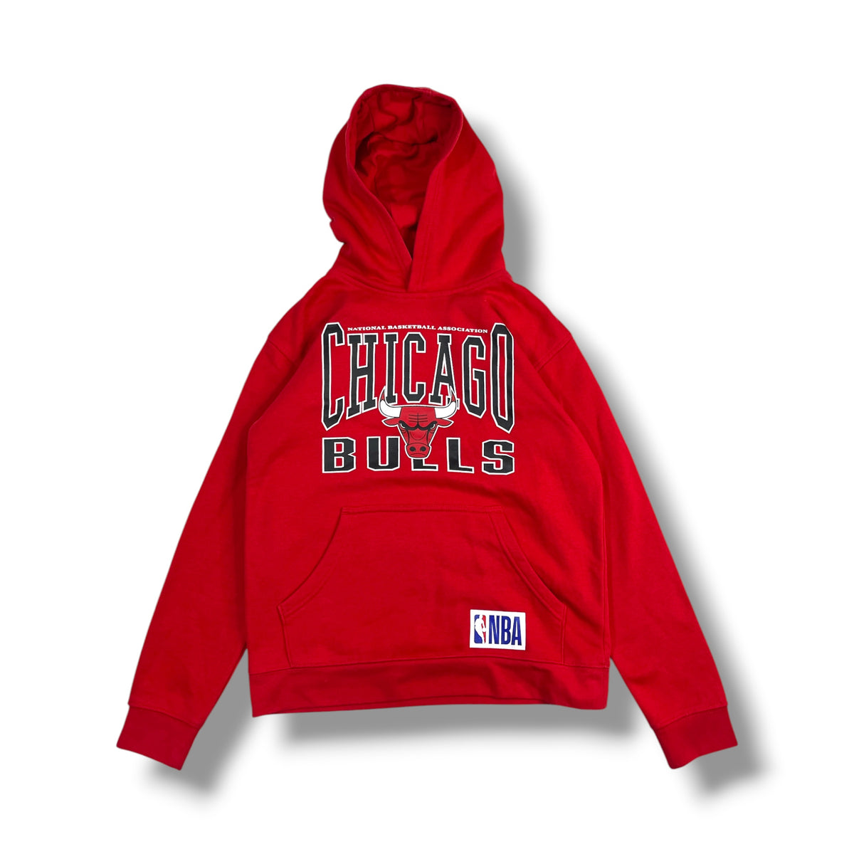 Frente real polerón NBA Chicago Bulls rojo infantil