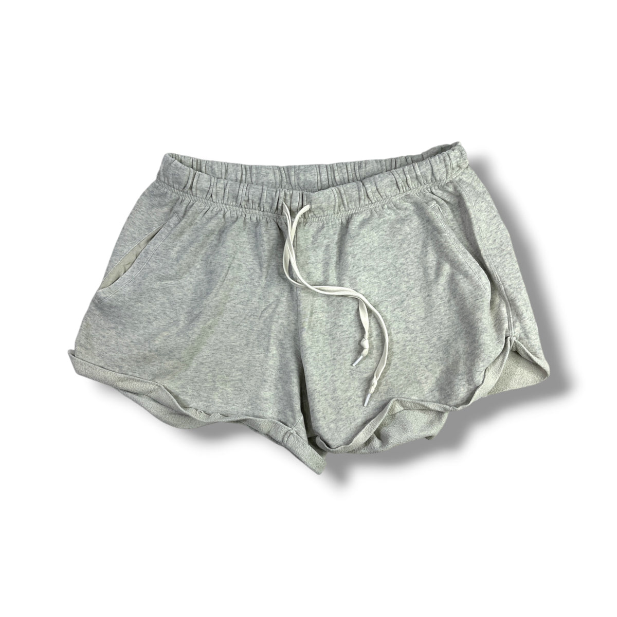 Fotografía real frontal del short PINK gris jaspeado XL