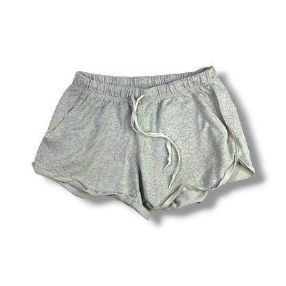 Fotografía real frontal del short PINK gris jaspeado XL