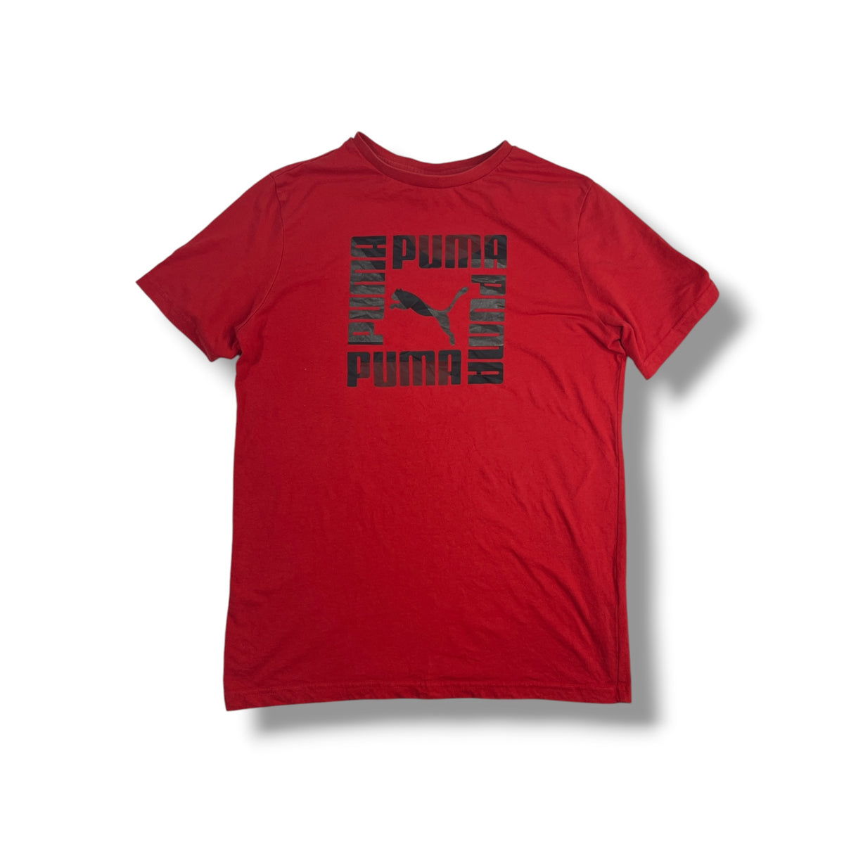 Frente completo de polera Puma roja