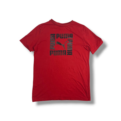 Frente completo de polera Puma roja