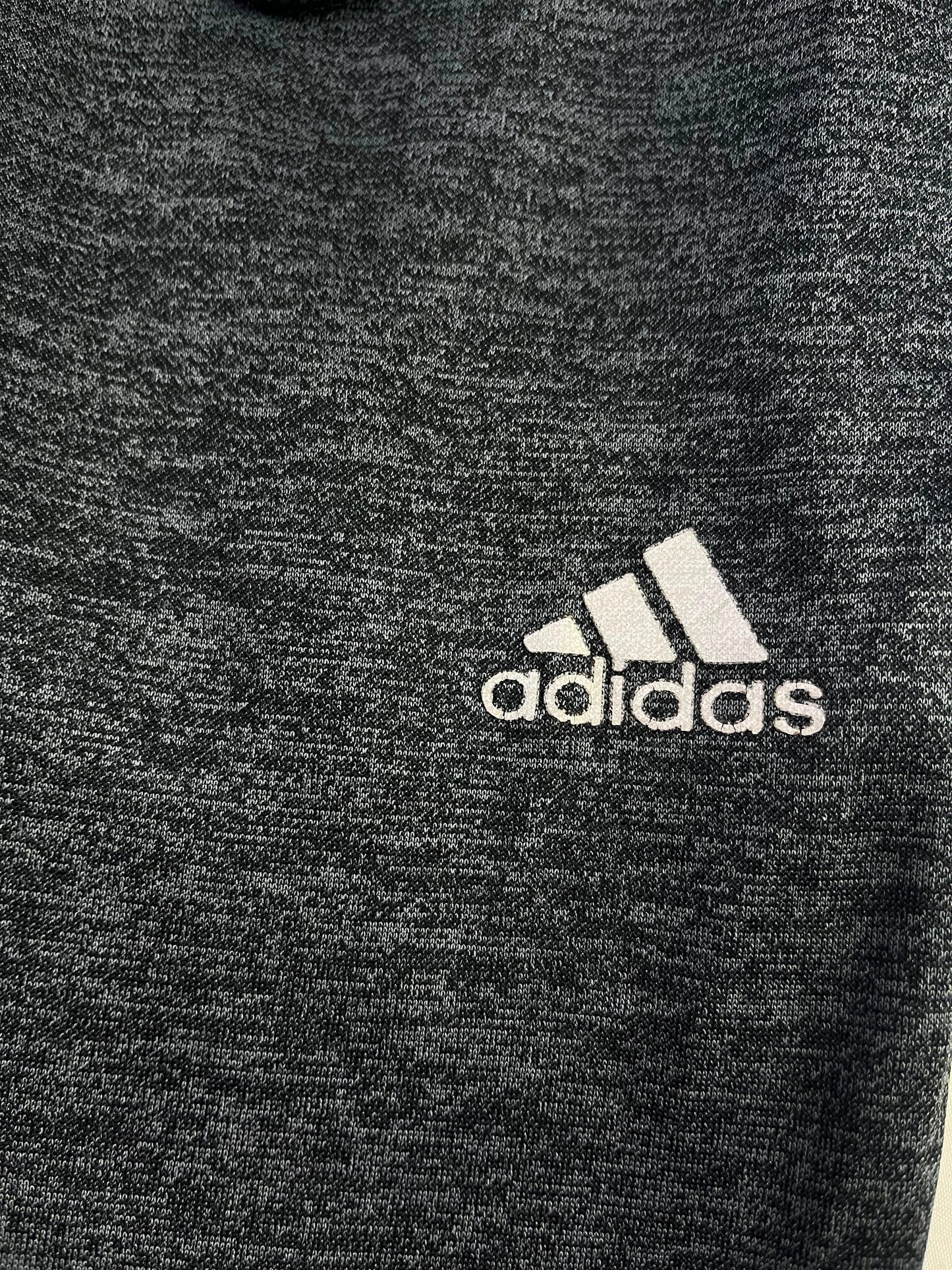 Pantalón de buzo Adidas gris jaspeado Talla L
