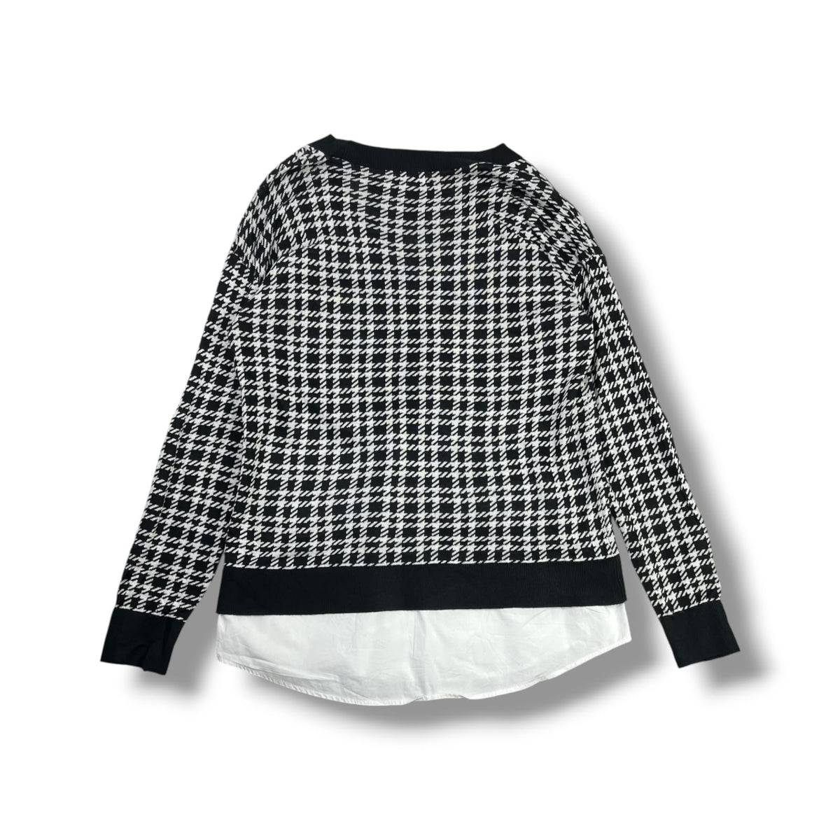 SWEATER CALVIN KLEIN MUJER TALLA S BLANCO Y NEGRO