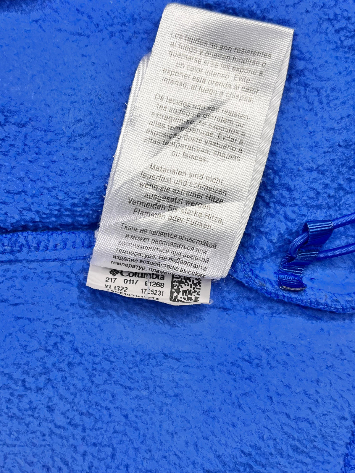 POLAR COLUMBIA MUJER TALLA L CELESTE TURQUESA