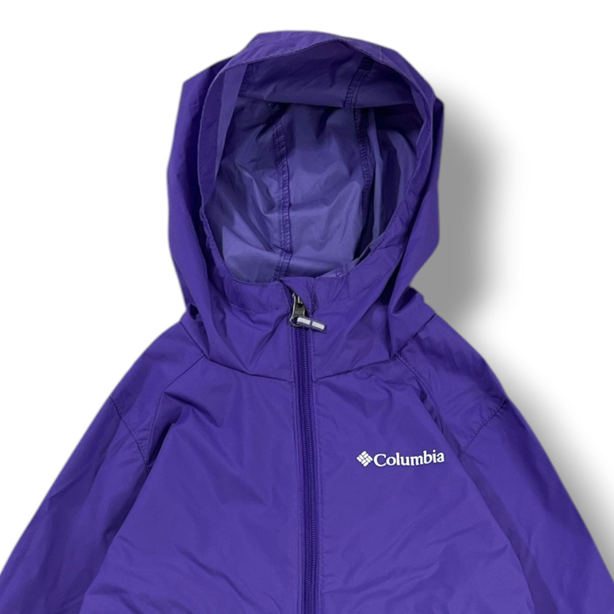 CHAQUETA COLUMBIA NIÑA TALLA S (7/8) MORADA
