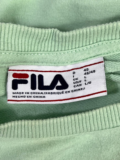 POLERÓN FILA MUJER TALLA L VERDE MENTA