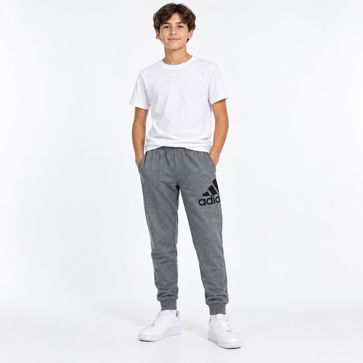 PANTALÓN JOGGER ADIDAS JUVENIL XL GRIS
