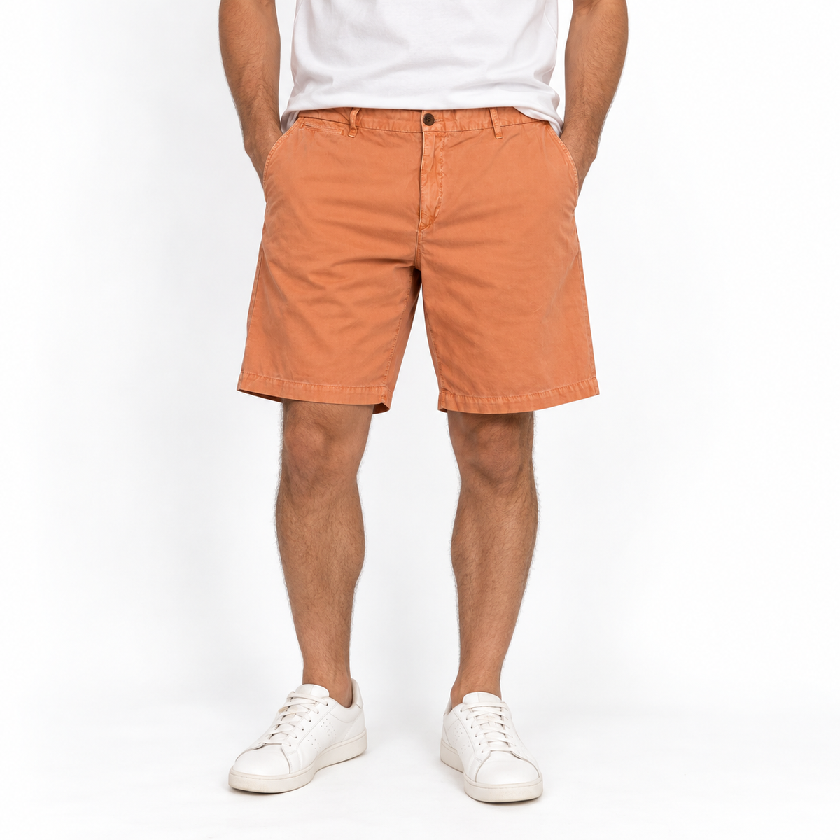 SHORT TOMMY HILFIGER HOMBRE TALLA 42 NARANJO