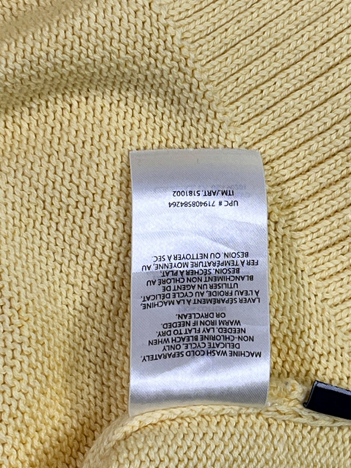 SWEATER GAP AMARILLO MUJER · TALLA L