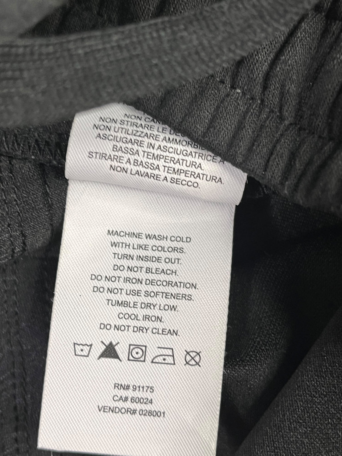 PANTALÓN JOGGER FILA HOMBRE TALLA M NEGRO