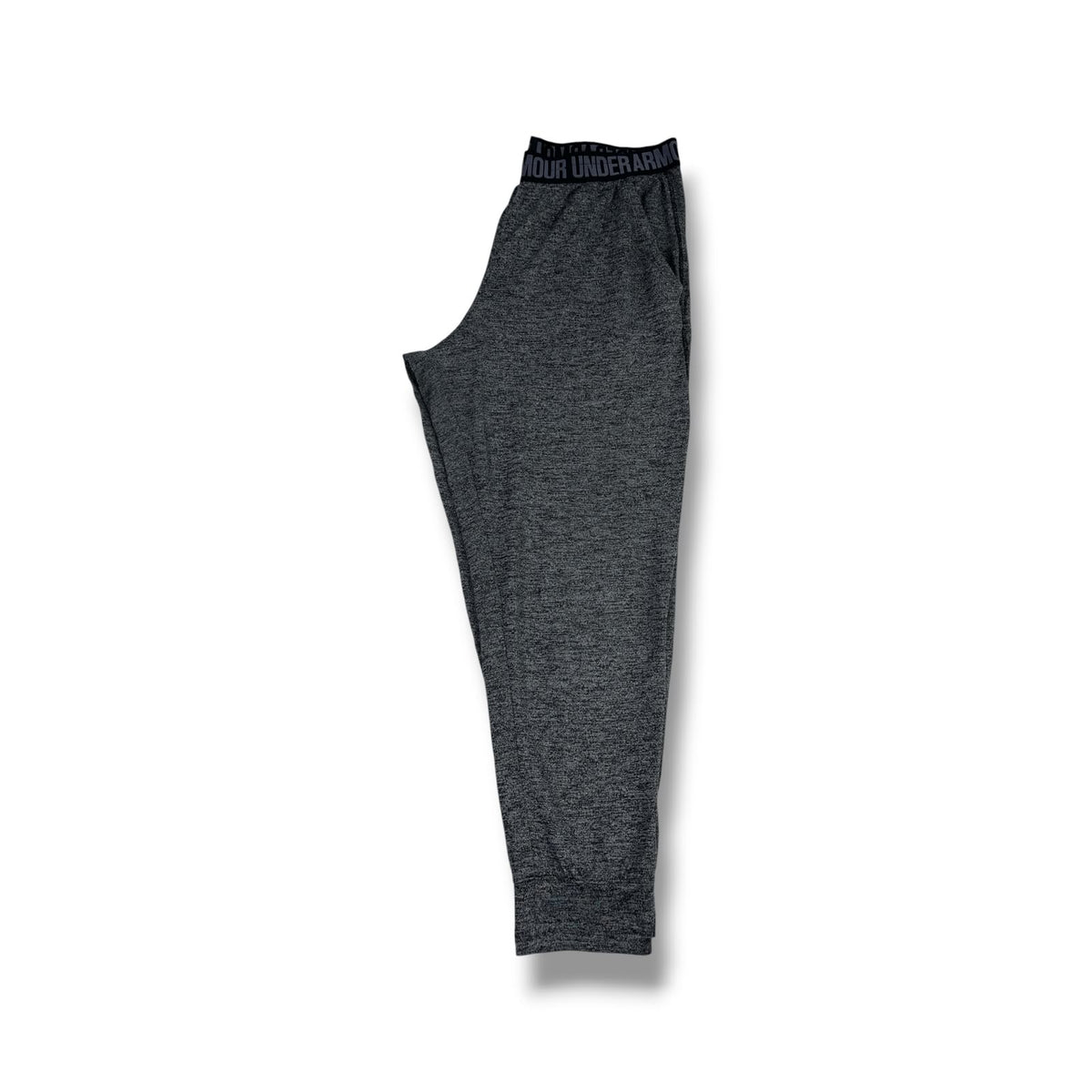 PANTALÓN DEPORTIVO UNDER ARMOUR HOMBRE GRIS JASPEADO TALLA M APROX.