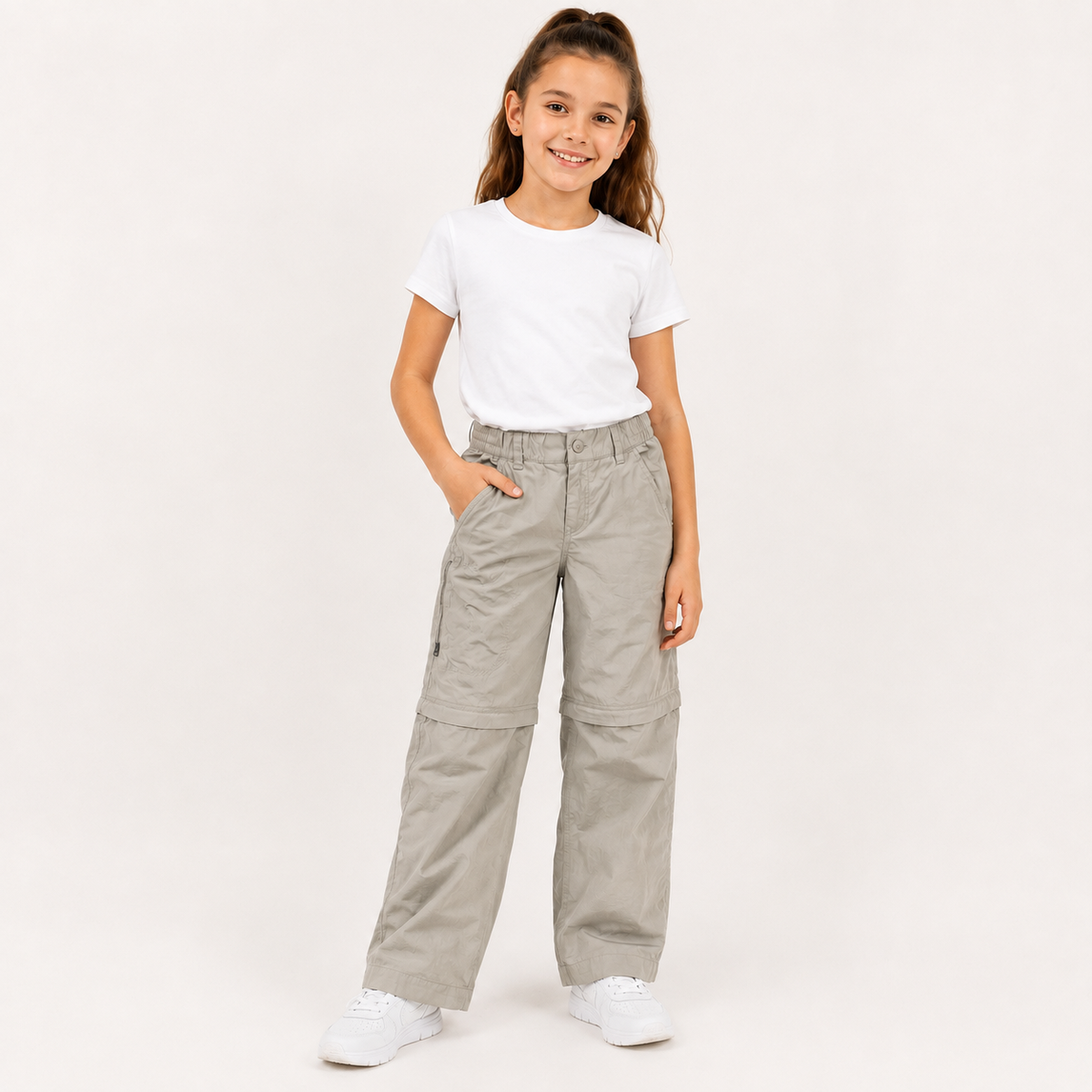 PANTALÓN COLUMBIA OMNI-SHADE CONVERTIBLE NIÑA TALLA M (10/12)