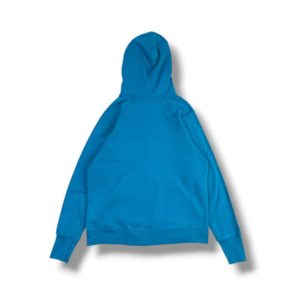 POLERÓN CHAMPION MUJER TALLA L AZUL TURQUESA CON CAPUCHA