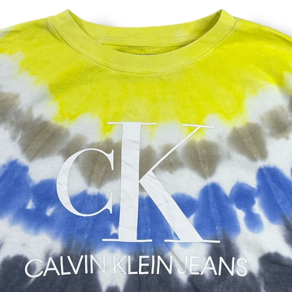 POLERÓN CROP CALVIN KLEIN JEANS TIE DYE MUJER TALLA M