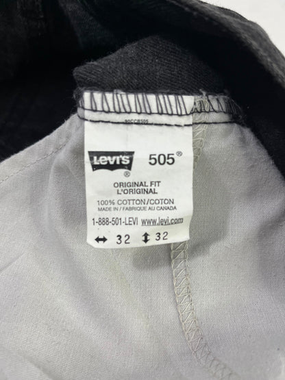 JEANS LEVI'S 505 ORIGINAL FIT NEGRO Talla 32x32