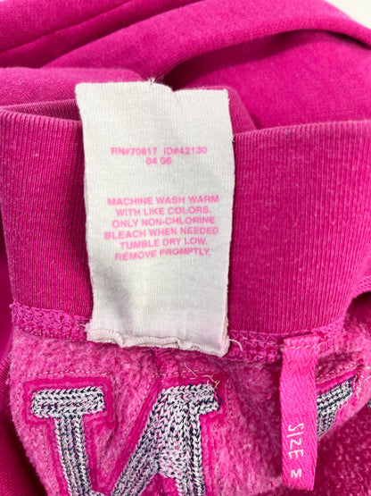 PANTALÓN JOGGER PINK VICTORIA'S SECRET MUJER TALLA M FUCSIA