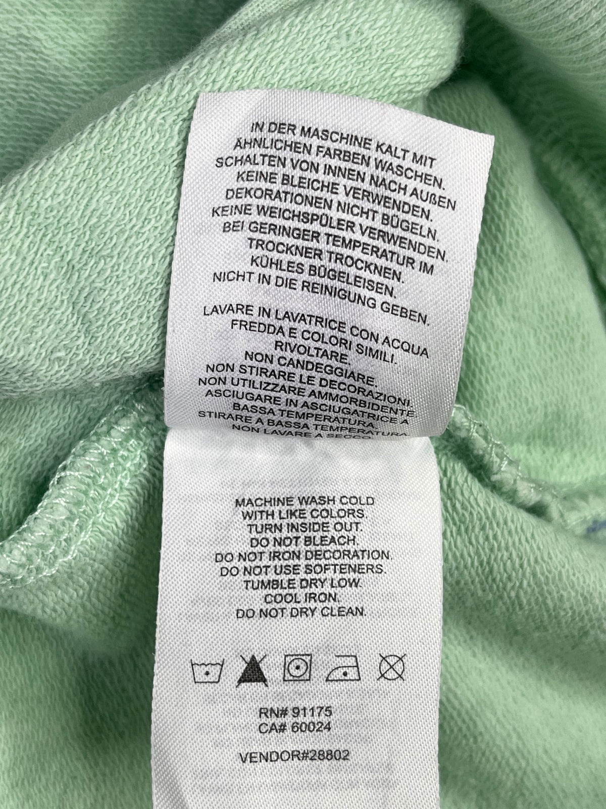 POLERÓN FILA MUJER TALLA L VERDE MENTA
