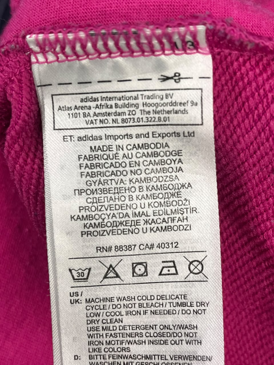 POLERÓN ADIDAS MUJER TALLA XL