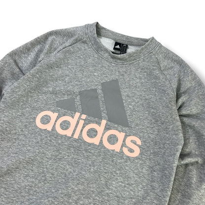 Polerón Adidas Gris Jaspeado Talla M