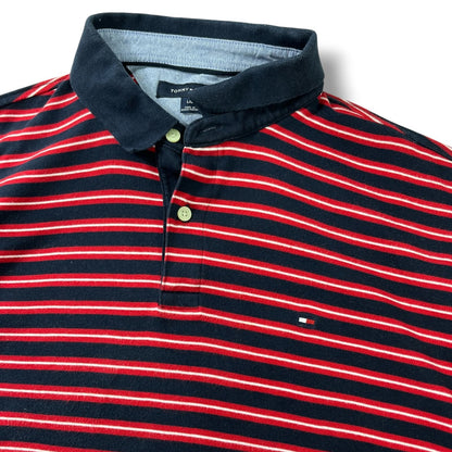 Polera Tommy Hilfiger Rayada Hombre Talla L