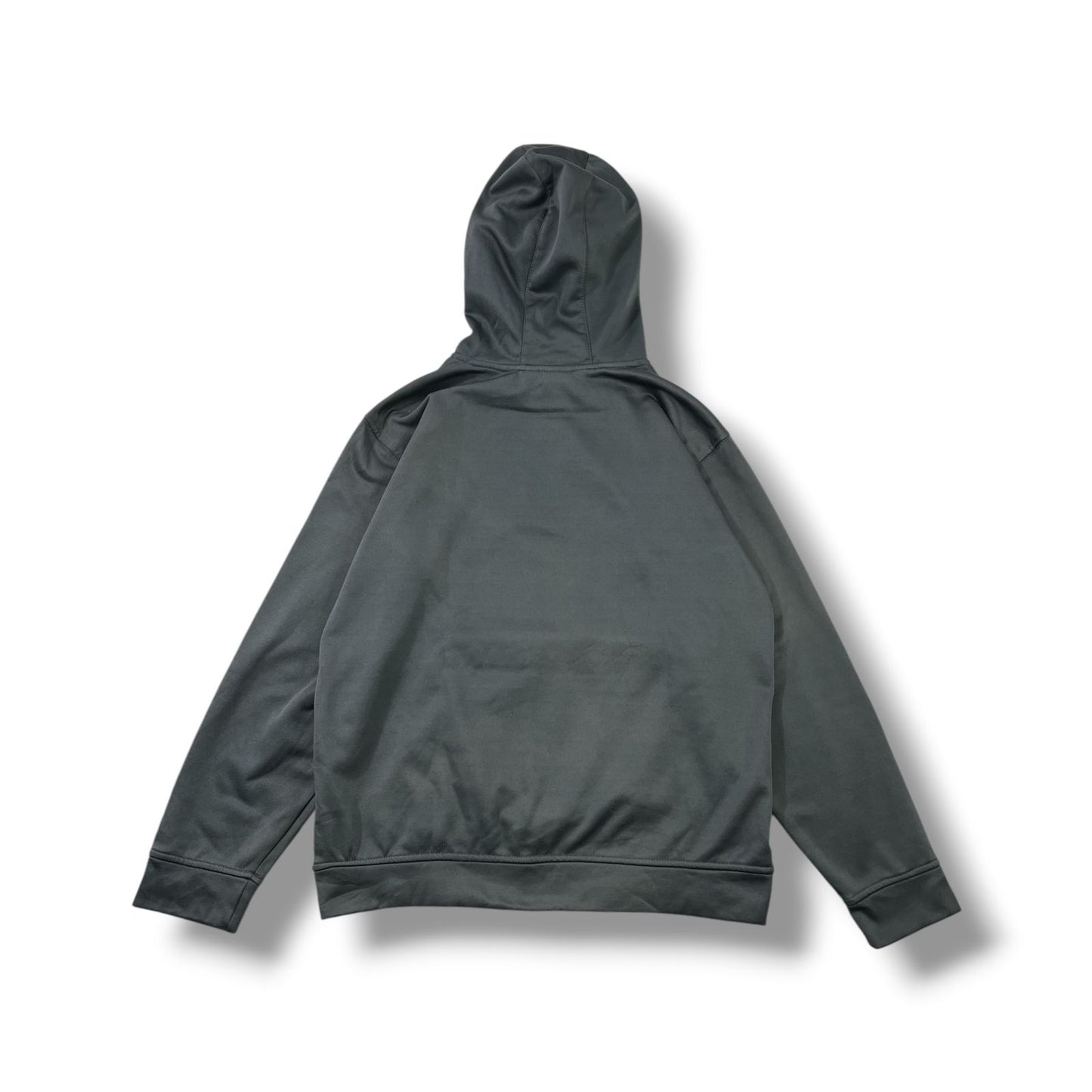 POLERÓN PUMA BOYS CON CAPUCHA TALLA L GRIS/AMARILLO