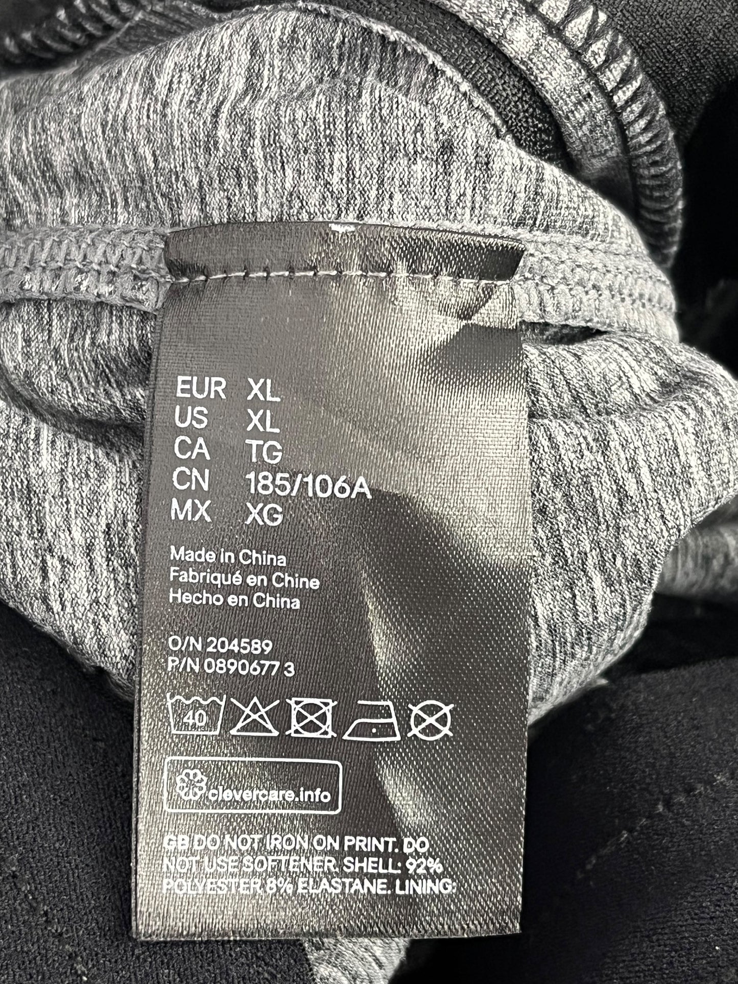 PANTALÓN DEPORTIVO H&M SPORT TRAINING HOMBRE · TALLA XL