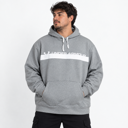 POLERÓN UNDER ARMOUR HOMBRE · TALLA 2XL GRIS