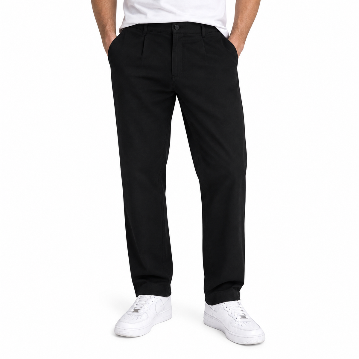 PANTALÓN ZARA HOMBRE TALLA L NEGRO